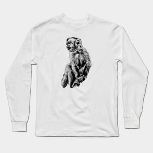 Tufted capuchin Long Sleeve T-Shirt